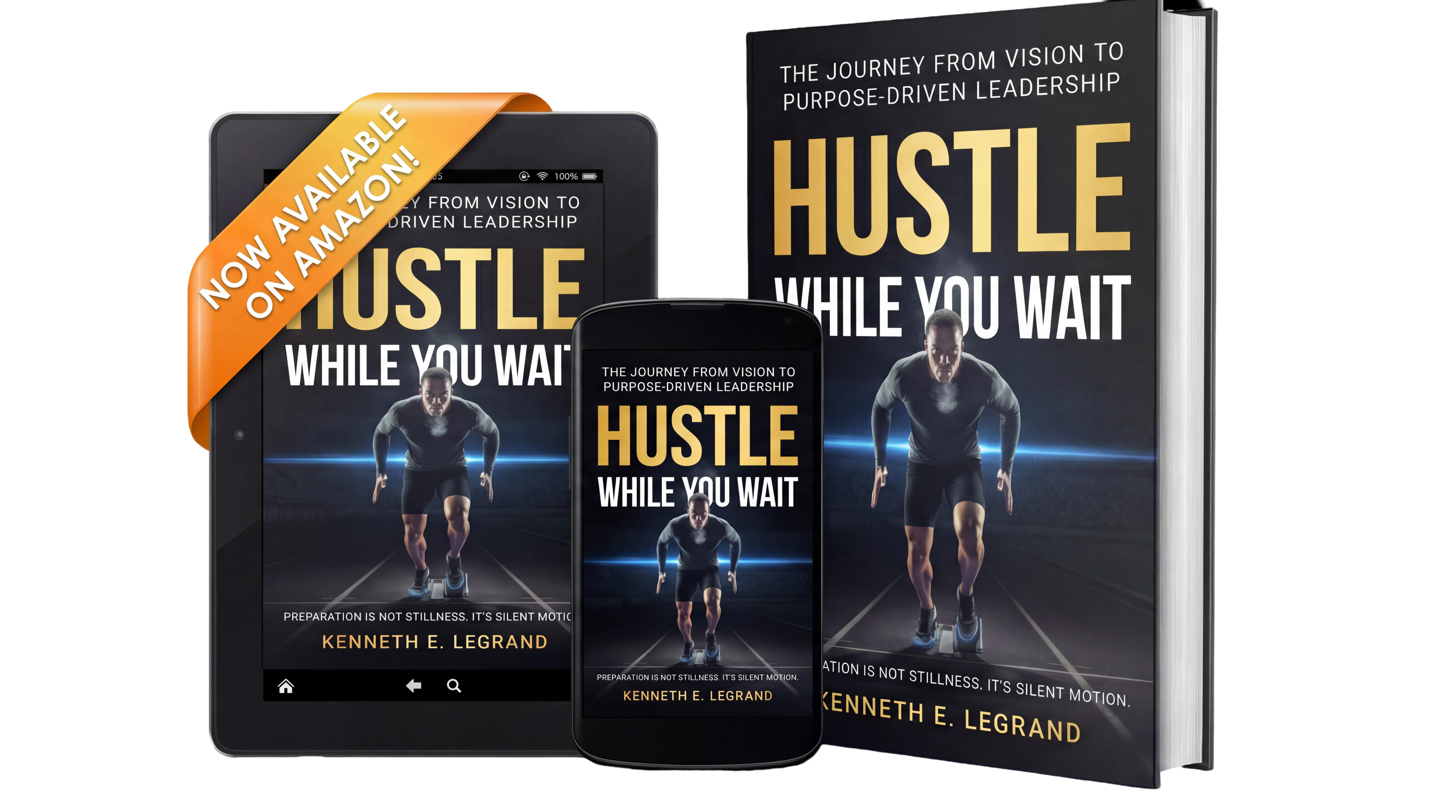 Hustle While You Wait - Book Mockup